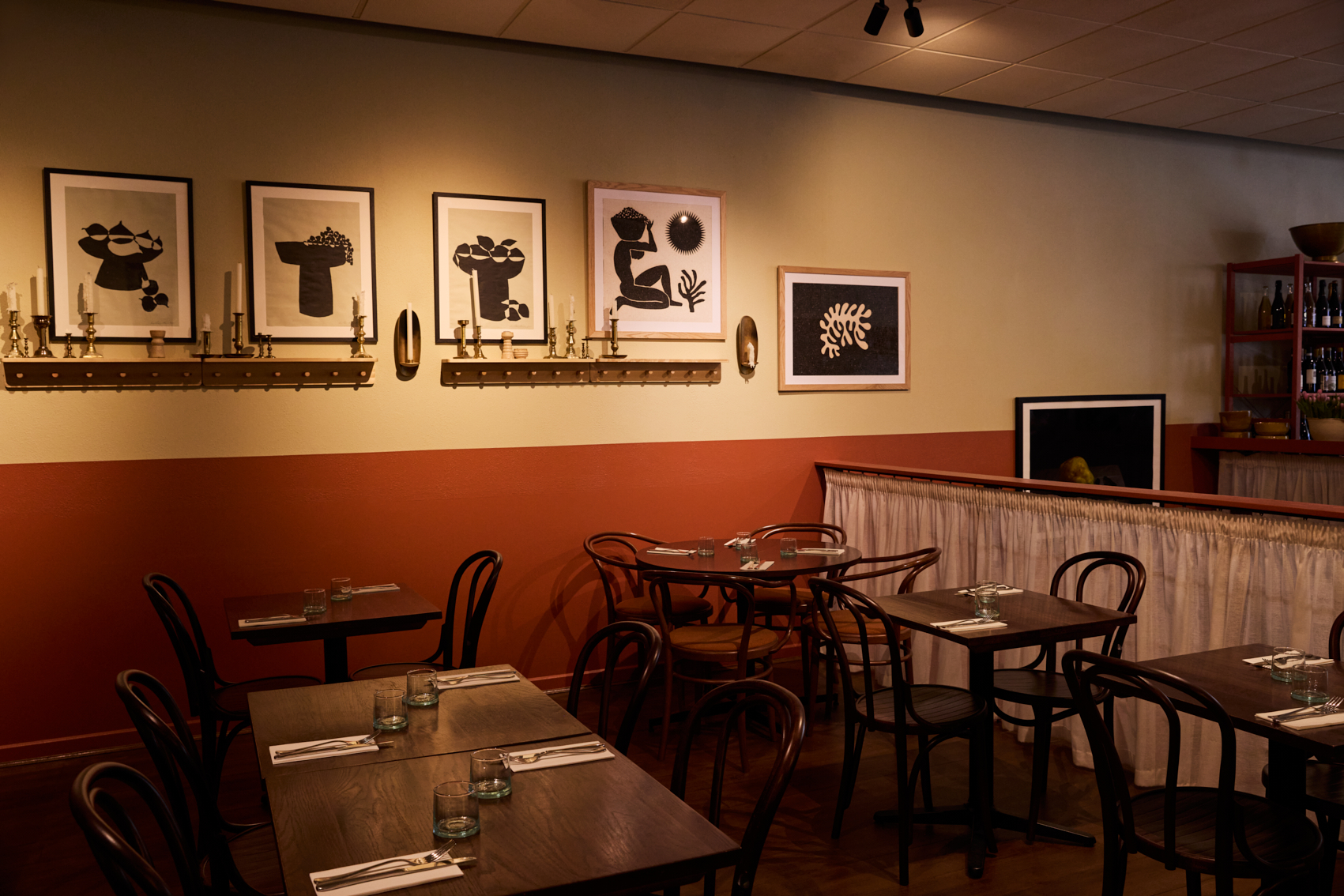 Honey & Co. Great Portland dining room interior